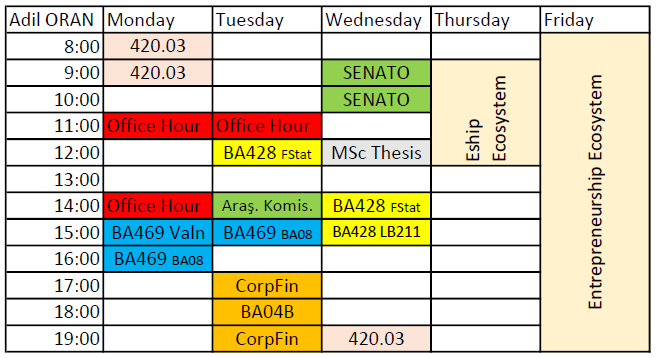 ATJ's Spring 2026 Schedule